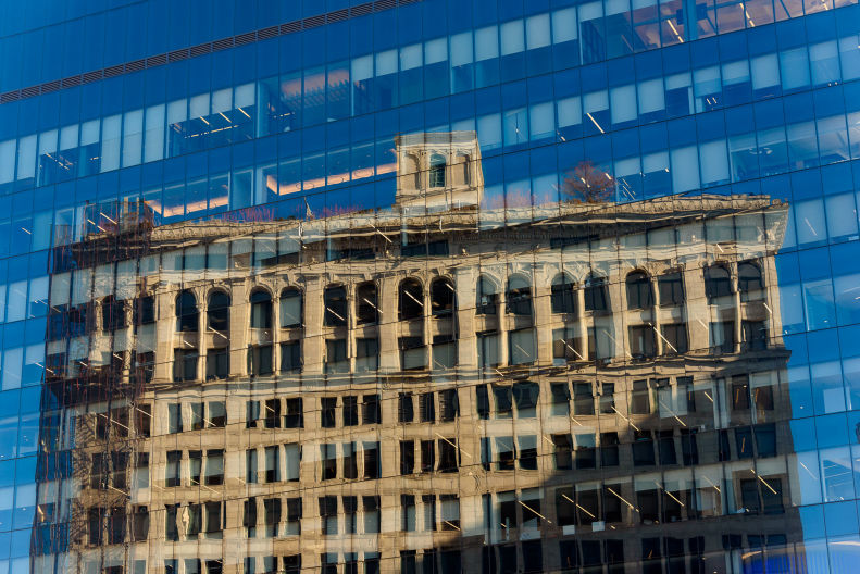 New York architecture reflections