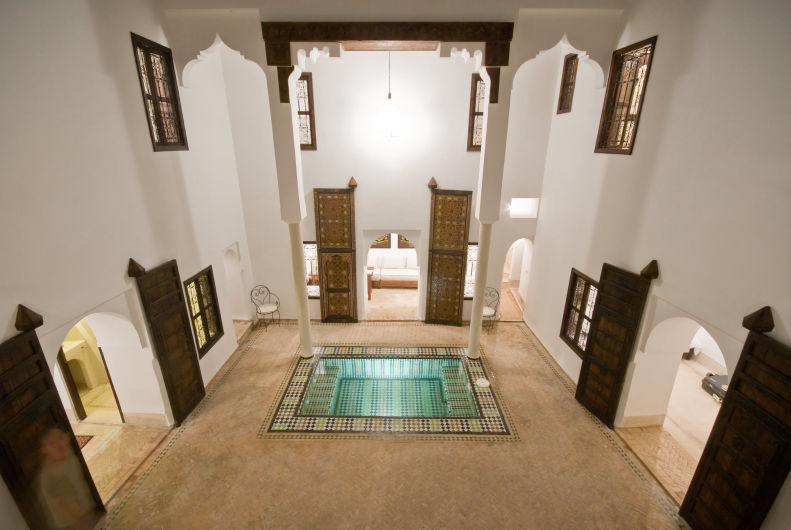 The Riad Porte Royale in the Medina of Marrakech